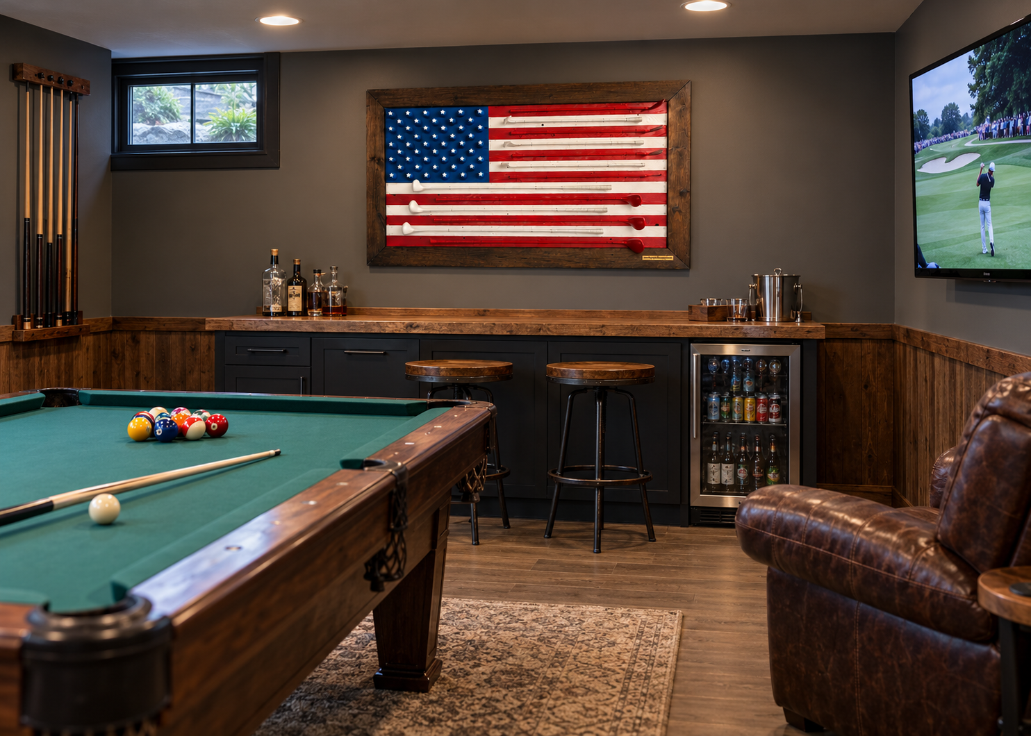 Man Cave display setting